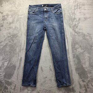 Kut from the Kloth Catherine Jeans Womens 6 Blue High Rise Fab Ab Boyfriend